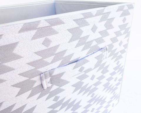 Image of Fabric Cover for Ikea Drona Storage Box - Monochrome Grey Black - Box of Lots 2