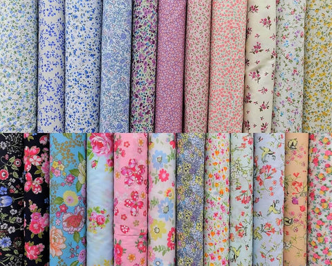 Image of Fabric Cover for Ikea Drona Storage Box - Floral Flower - Box of Lots 2