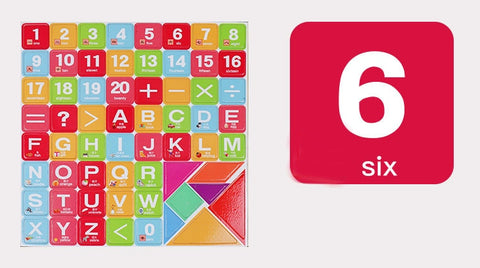 Image of Children Wooden Montessori Materials Learning Count Numbers Matching Digital Shape Match Drawing board Education Math Toys - Box of Lots 2