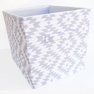 Fabric Cover for Ikea Drona Storage Box - Monochrome Grey Black - Box of Lots 2