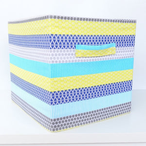 Fabric Cover for Ikea Drona Storage Box - Bright Colorful - Box of Lots 2