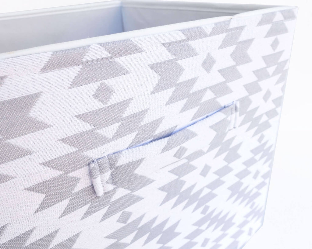 Fabric Cover for Ikea Drona Storage Box - Monochrome Grey Black - Box of Lots 2