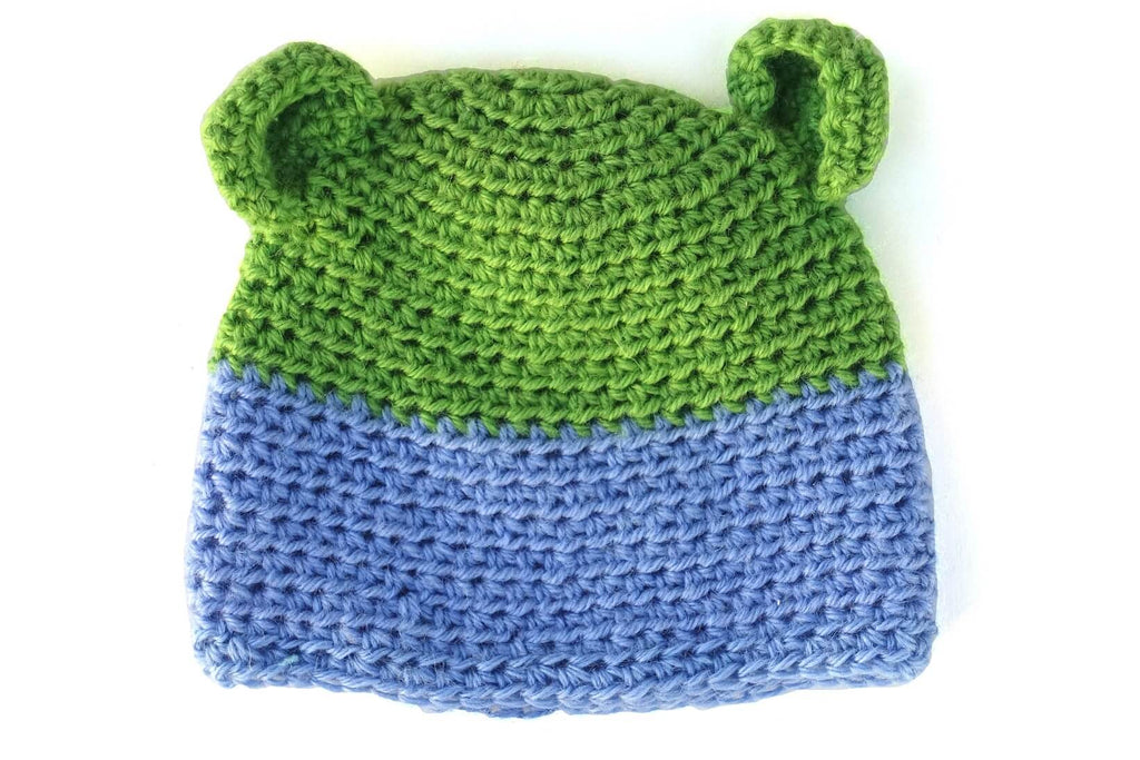Crochet Beanie with Teddy Bear Ears or Flower - Box of Lots 2