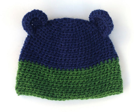 Image of Crochet Beanie with Teddy Bear Ears or Flower - Box of Lots 2