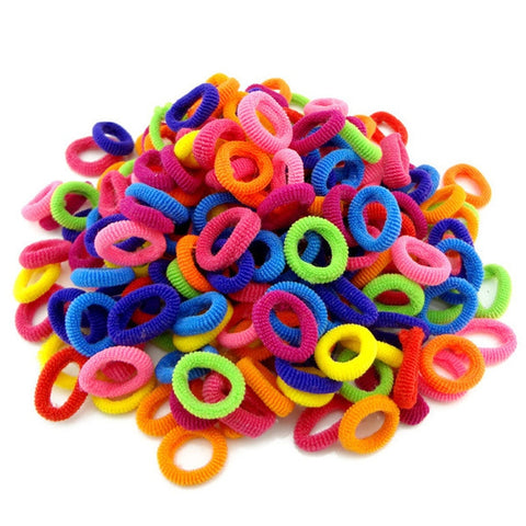 Image of 100 Pcs Colorful Child Kids Hair Holders - Box of Lots 2