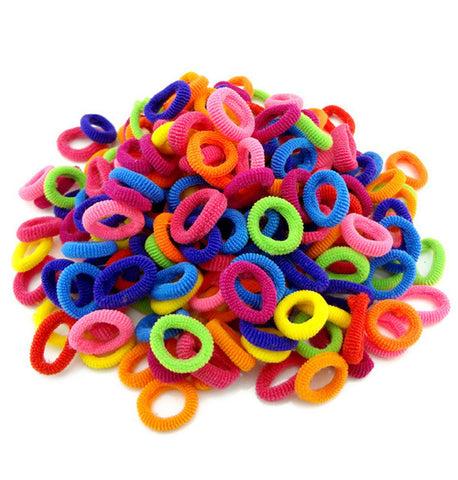 Image of 100 Pcs Colorful Child Kids Hair Holders - Box of Lots 2