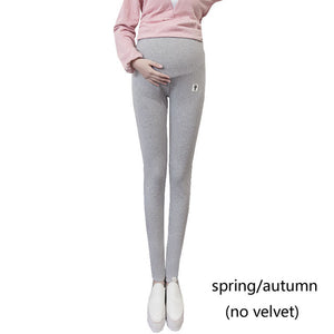 Maternity Leggings / Winter Velvet Pants