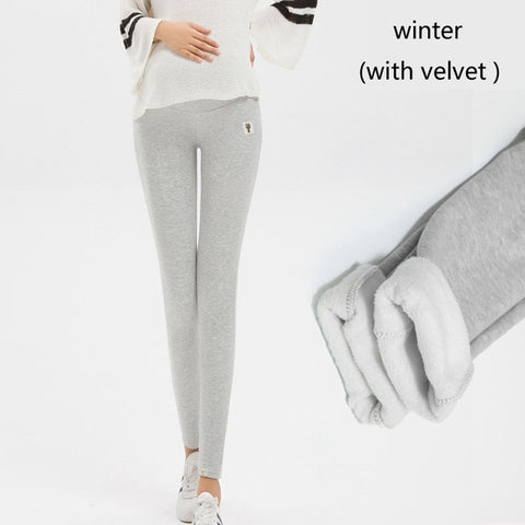 Image of Maternity Leggings / Winter Velvet Pants - Box of Lots 2