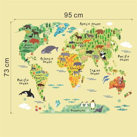 Image of Animal World Wall Stickers - Box of Lots 2