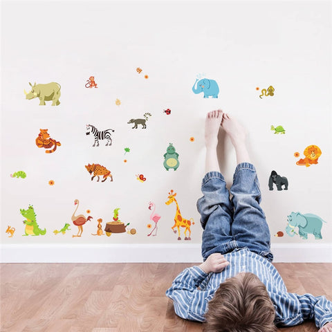 Image of Animal World Wall Stickers - Box of Lots 2