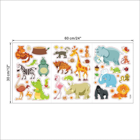 Image of Animal World Wall Stickers - Box of Lots 2