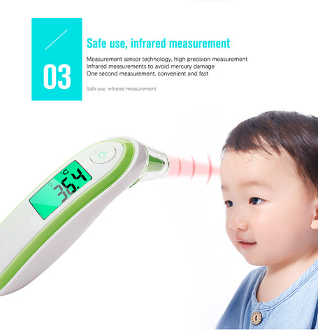 Image of Infrared Forehead & Ear Thermometer - Box of Lots 2