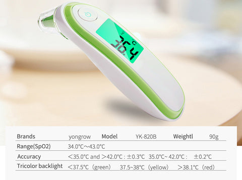 Image of Infrared Forehead & Ear Thermometer - Box of Lots 2