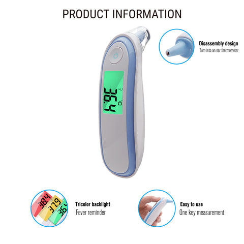 Image of Infrared Forehead & Ear Thermometer - Box of Lots 2