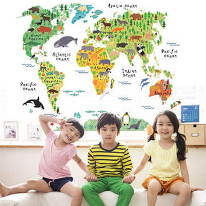 Animal World Wall Stickers