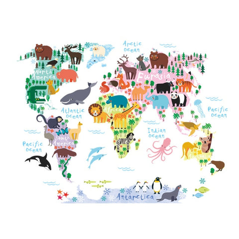 Image of Animal World Wall Stickers - Box of Lots 2