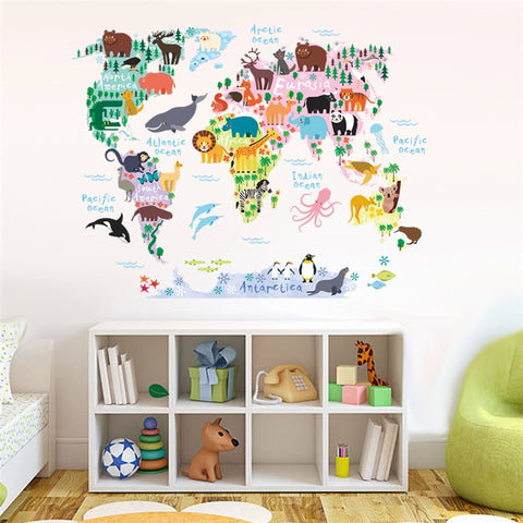 Image of Animal World Wall Stickers - Box of Lots 2