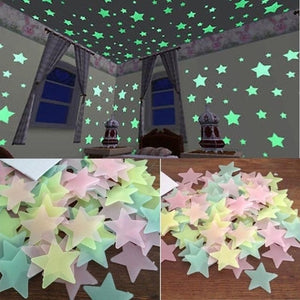 Glow in the Dark Star Stickers