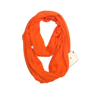 Zipper Pocket Scarf / Breast Feeding Cover