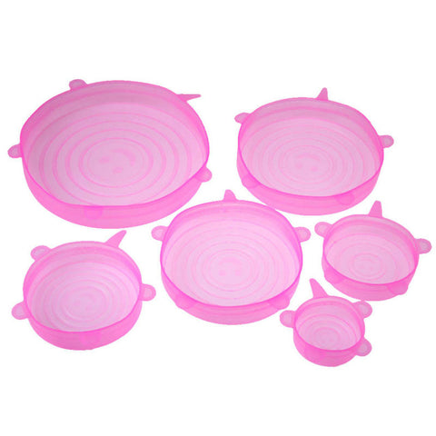 Image of Silicone Stretch Lids (6 Pieces) - Box of Lots 2