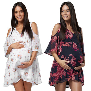 Breastfeeding Maternity Beach Floral Dress - Box of Lots 2