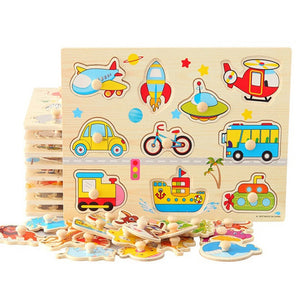 Educational Wooden Jigsaw Puzzles - Box of Lots 2