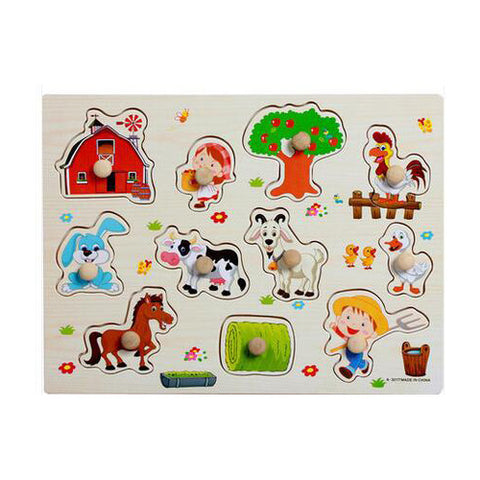 Image of Educational Wooden Jigsaw Puzzles - Box of Lots 2