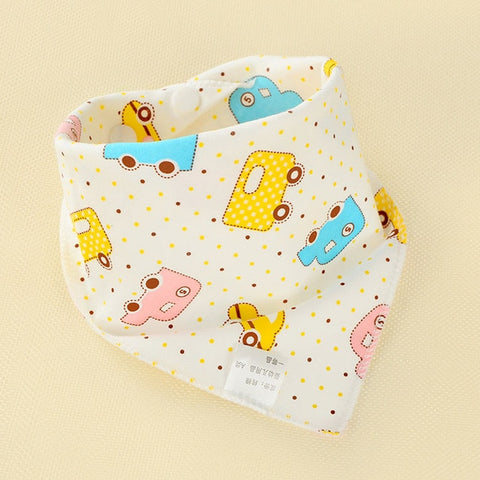 Image of Baby Bibs Triangle Double Cotton - Box of Lots 2