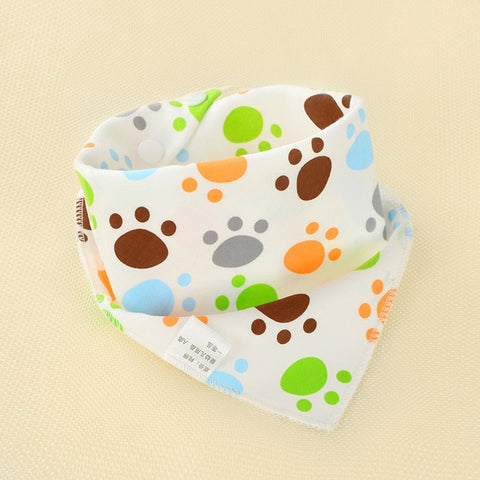 Image of Baby Bibs Triangle Double Cotton - Box of Lots 2