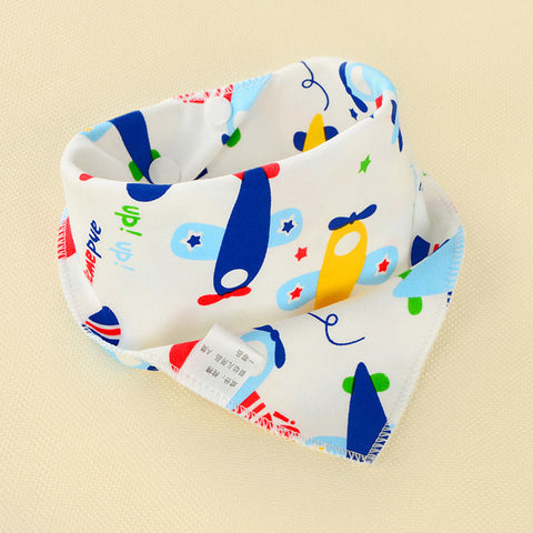 Image of Baby Bibs Triangle Double Cotton - Box of Lots 2