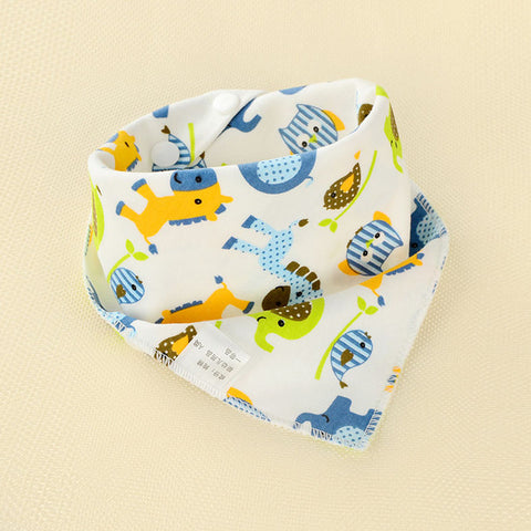 Image of Baby Bibs Triangle Double Cotton - Box of Lots 2