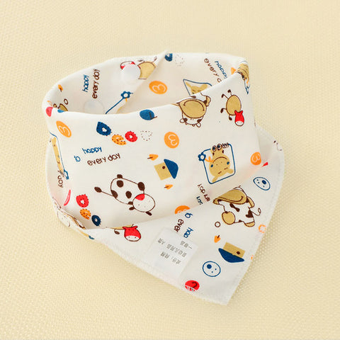 Image of Baby Bibs Triangle Double Cotton - Box of Lots 2