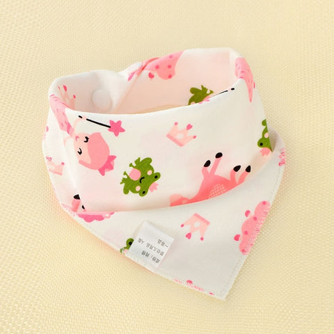 Image of Baby Bibs Triangle Double Cotton - Box of Lots 2