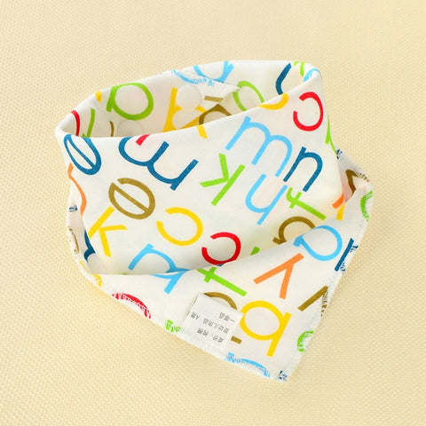 Image of Baby Bibs Triangle Double Cotton - Box of Lots 2