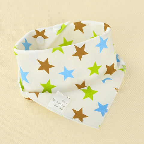 Image of Baby Bibs Triangle Double Cotton - Box of Lots 2